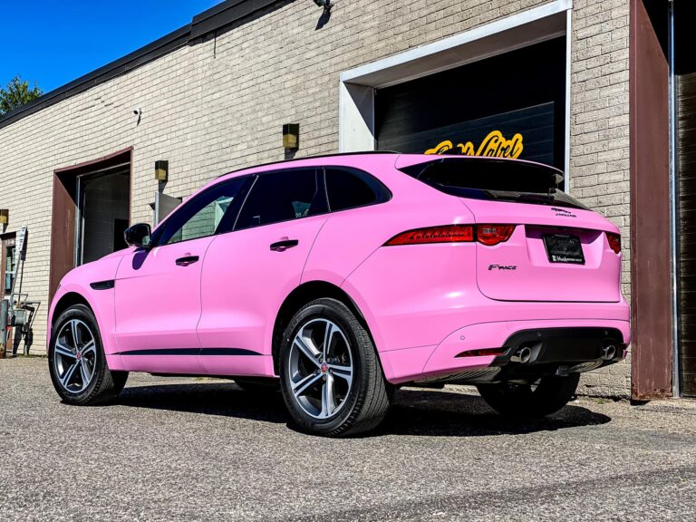 Satin Pink Avery Dennison wrap - GoldLabel Auto Styling (Gatineau)